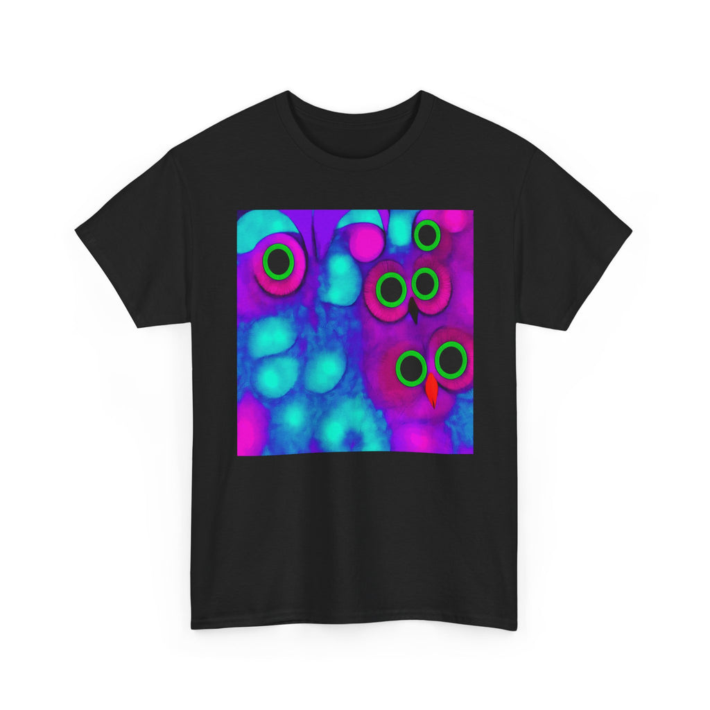 Glitchy Neon Owl | Viral Wear
